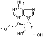 structure of CAS# 168427-74-5, 2'-O-(2-Methoxyethyl)adenosine;(2R,3R,4R,5R)-5-(6-aminopurin-9-yl)-2-(hydroxymethyl)-4-(2-methoxyethoxy)oxolan-3-ol
