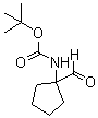 结构式 CAS# 168539-99-9, (1-甲酰基环戊基)氨基甲酸叔丁酯