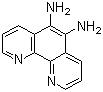 结构式 CAS# 168646-54-6, 5,6-二氨基-1,10-菲罗啉; 5,6-二氨基邻菲罗啉