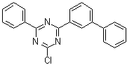 structure of CAS# 1689576-03-1, 2-([1,1'-Biphenyl]-3-yl)-4-chloro-6-phenyl-1,3,5-triazine;2-chloro-4-phenyl-6-(3-phenylphenyl)-1,3,5-triazine