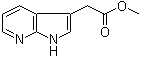 structure of CAS# 169030-84-6, 1H-Pyrrolo[2,3-b]pyridine-3-acetic acid methyl ester;(1H-Pyrrolo[2,3-b]pyridin-3-yl)acetic acid methyl ester