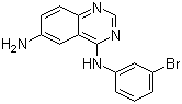 structure of CAS# 169205-78-1, N4-(3-Bromophenyl)quinazoline-4,6-diamine