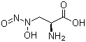 (2S)-2-Amino-3-(N-hydroxy-N-nitrosoamino)propanoic acid molecular structure (CAS 16931-22-9)