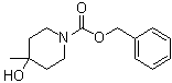 结构式 CAS# 169750-57-6, 4-羟基-4-甲基哌啶-1-羧酸苄酯