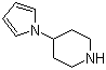结构式 CAS# 169751-01-3, 4-吡咯哌啶; 4-(1H-吡咯-1-基)哌啶
