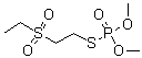 结构式 CAS# 17040-19-6, 砜吸磷; O,O-二甲基 S-2-(乙基磺酰基)乙基硫代磷酸酯