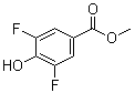 结构式 CAS# 170572-47-1, 3,5-二氟-4-羟基苯甲酸甲酯