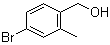 structure of CAS# 17100-58-2, 4-Bromo-2-methylbenzyl alcohol;(4-Bromo-2-methylphenyl)methanol