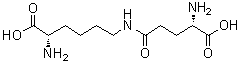 structure of CAS# 17105-15-6, epsilon-(gamma-L-Glutamyl)-L-lysine;N6-L-gamma-Glutamyl-L-lysine