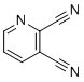 structure of CAS# 17132-78-4, Pyridinedicarbonitrile;Pyridine-2,3-dicarbonitrile