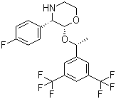 structure of CAS# 171338-27-5, (2R,3S)-2-[(1R)-1-[3,5-Bis(trifluoromethyl)phenyl)ethoxy]-3-(4-fluorophenyl)morpholine