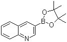 结构式 CAS# 171364-85-5, 喹啉-3-硼酸频哪醇酯