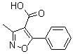 structure of CAS# 17153-21-8, 3-Methyl-5-phenylisoxazole-4-carboxylic acid