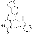 结构式 CAS# 171596-36-4, 去甲他达拉非