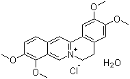 结构式 CAS# 171869-95-7, 巴马汀氯化物一水合物