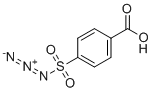 结构式 CAS# 17202-49-2, 4-(叠氮基磺酰基)-苯甲酸