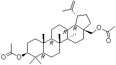 结构式 CAS# 1721-69-3, 桦木醇二乙酸酯