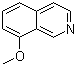 structure of CAS# 1723-70-2, 8-Methoxyisoquinoline