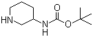 structure of CAS# 172603-05-3, 3-N-Boc-aminopiperidine;3-(tert-Butoxycarbonylamino)piperidine