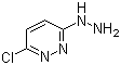 structure of CAS# 17284-97-8, 3-Chloro-6-hydrazinopyridazine;(3-Chloropyridazin-6-yl)hydrazine