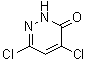 structure of CAS# 17285-37-9, 4,6-Dichloro-3(2H)-pyridazinone