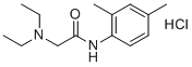 structure of CAS# 17289-54-2, Lidocaine impurity I;2-(diethylamino)-N-(2,4-dimethylphenyl)acetamide;hydrochloride