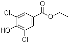 结构式 CAS# 17302-82-8, 3,5-二氯-4-羟基苯甲酸乙酯
