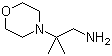 structure of CAS# 173336-43-1, 2-Methyl-2-(4-morpholinyl)propylamine;2-Methyl-2-morpholin-4-ylpropylamine; 2-Methyl-2-morpholin-4-ylpropan-1-amine