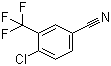 3-Trifluoromethyl-4-chlorobenzonitrile molecular structure (CAS 1735-54-2)