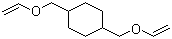 structure of CAS# 17351-75-6, Cyclohexanedimethanol divinyl ether;Divinyloxy 1,4-cyclohexanedimethanol; 1,4-Bis-(hydroxymethyl)-cyclohexane-divinylether