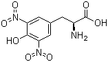 结构式 CAS# 17360-11-1, 3,5-二硝基-L-酪氨酸