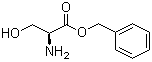 structure of CAS# 1738-72-3, L-Serine phenylmethyl ester;Benzyl L-serinate; L-Serine benzyl ester