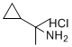 structure of CAS# 17397-13-6, 2-Cyclopropylpropan-2-amine hydrochloride
