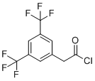structure of CAS# 174083-39-7, 3,5-Bis(trifluoromethyl)phenylacetyl chloride;2-[3,5-bis(trifluoromethyl)phenyl]acetyl chloride