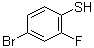 structure of CAS# 174414-93-8, 4-Bromo-2-fluorobenzenethiol
