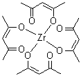 Zirconium tetrakis(acetylacetonate) molecular structure (CAS 17501-44-9)
