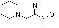N-Hydroxy-1-piperidineethanimidamide molecular structure (CAS 175136-64-8)