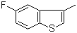 5-Fluoro-3-methylbenzo[b]thiophene molecular structure (CAS 17514-63-5)