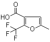 5-Methyl-2-trifluoromethylfuran-3-carboxylic acid molecular structure (CAS 17515-74-1)