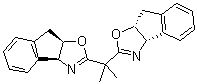 结构式 CAS# 175166-51-5, (3aS,3'aS,8aR,8'aR)-2,2'-(1-甲基亚乙基)二[3a,8a-二氢-8H-茚并[1,2-d]恶唑]
