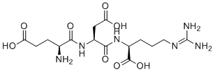 谷氨酰-天冬氨酰-精氨酸分子结构 (CAS 175175-23-2)