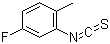 structure of CAS# 175205-39-7, 5-Fluoro-2-methylphenyl isothiocyanate;4-Fluoro-2-isothiocyanato-1-methylbenzene