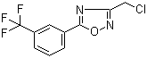 3-氯甲基-5-[(3-(三氟甲基)苯基]-1,2,4-噁二唑分子结构 (CAS 175205-63-7)