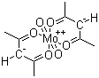 Molybdenyl acetylacetonate molecular structure (CAS 17524-05-9)