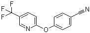 结构式 CAS# 175277-01-7, 4-[[5-(三氟甲基)-2-吡啶基]氧基]苯甲腈