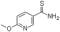 6-Methoxypyridine-3-carbothioamide molecular structure (CAS 175277-49-3)
