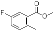 5-氟-2-甲基苯甲酸甲酯分子结构 (CAS 175278-29-2)