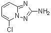 5-Chloro[1,2,4]triazolo[1,5-a]pyridin-2-amine molecular structure (CAS 175965-64-7)