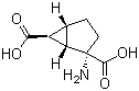 结构式 CAS# 176199-48-7, (1S,2S,5R,6S)-2-氨基二环[3.1.0]己烷-2,6-二羧酸