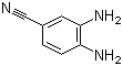 structure of CAS# 17626-40-3, 3,4-Diaminobenzonitrile
